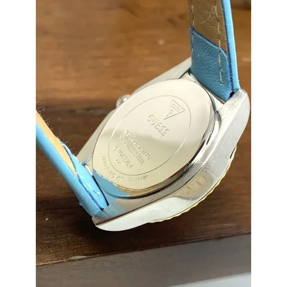 Guess Women\'s Watch GW0687L4 Mini Luna Quartz Blue Dial Leather Strap 30mm Guess Women main image 2